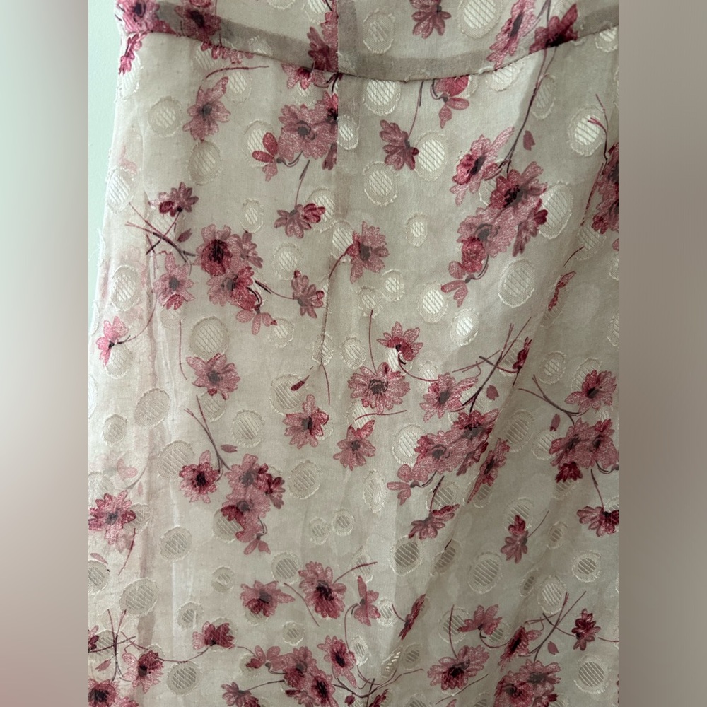 Lulus Pink Flower Ruffle Dress - Picture 5 of 6